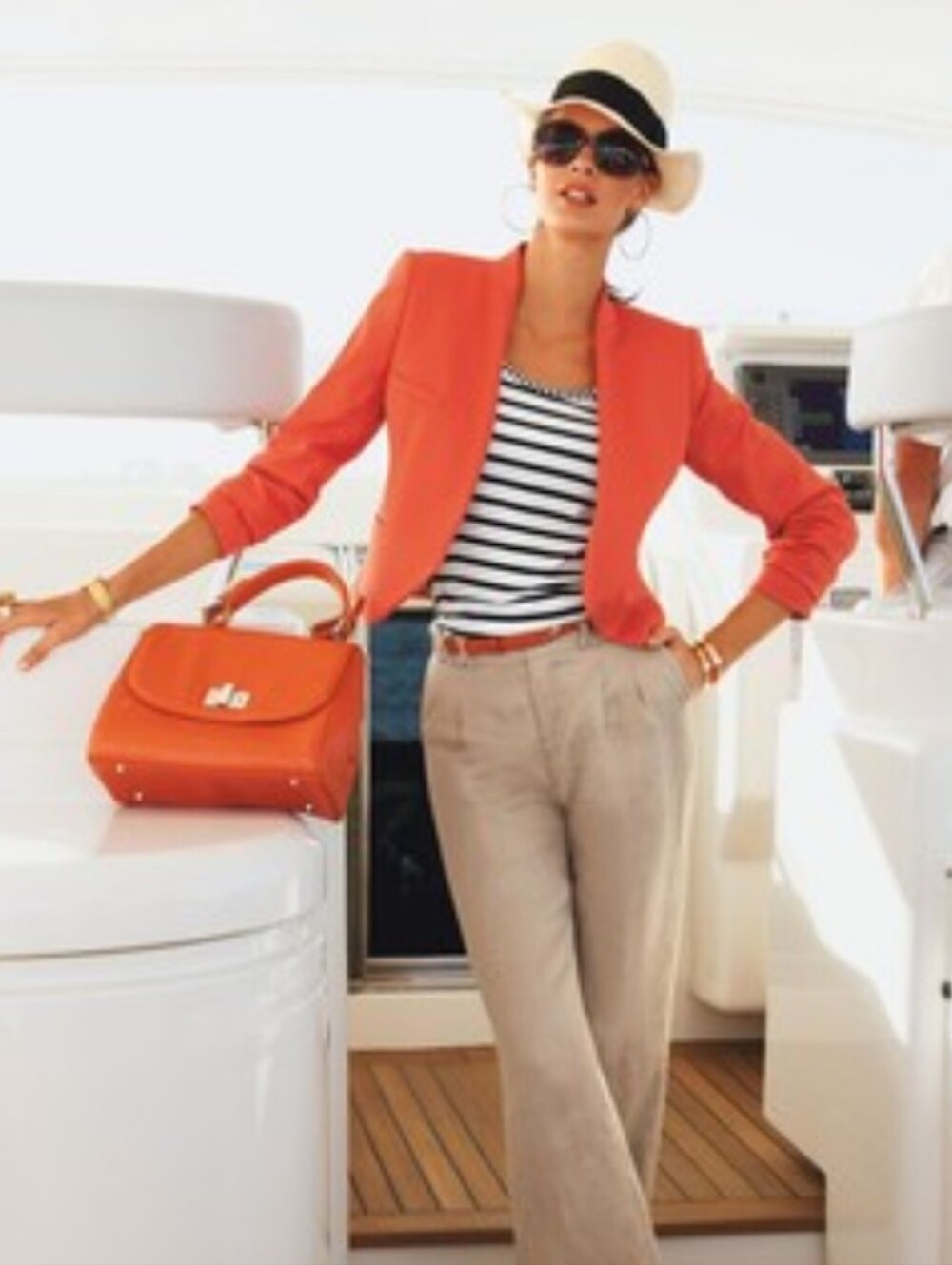 3.1 Phillip Lim Orange Silk Tuxedo Blazer